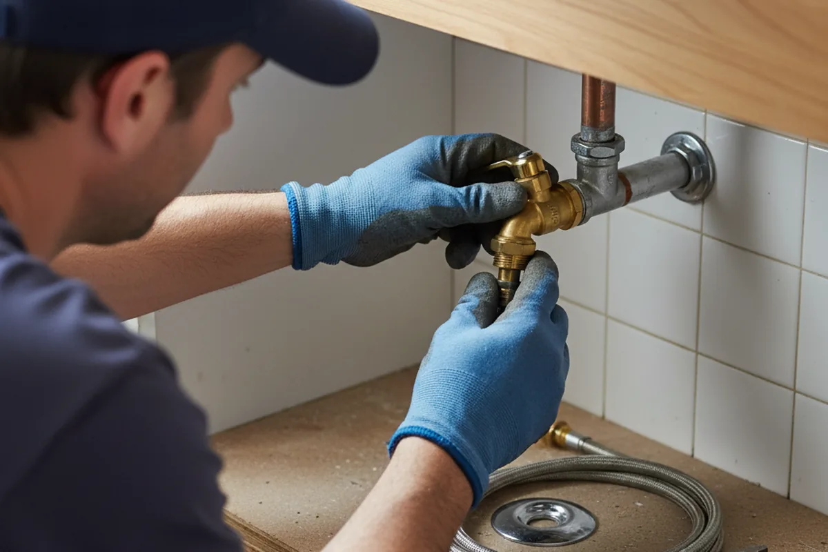 Shutoff valve and fitting work during Repiping in Cumming